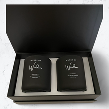 Load image into Gallery viewer, Luxury Black Two Candle Gift Set Box