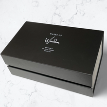 Load image into Gallery viewer, Luxury Black Two Candle Gift Set Box
