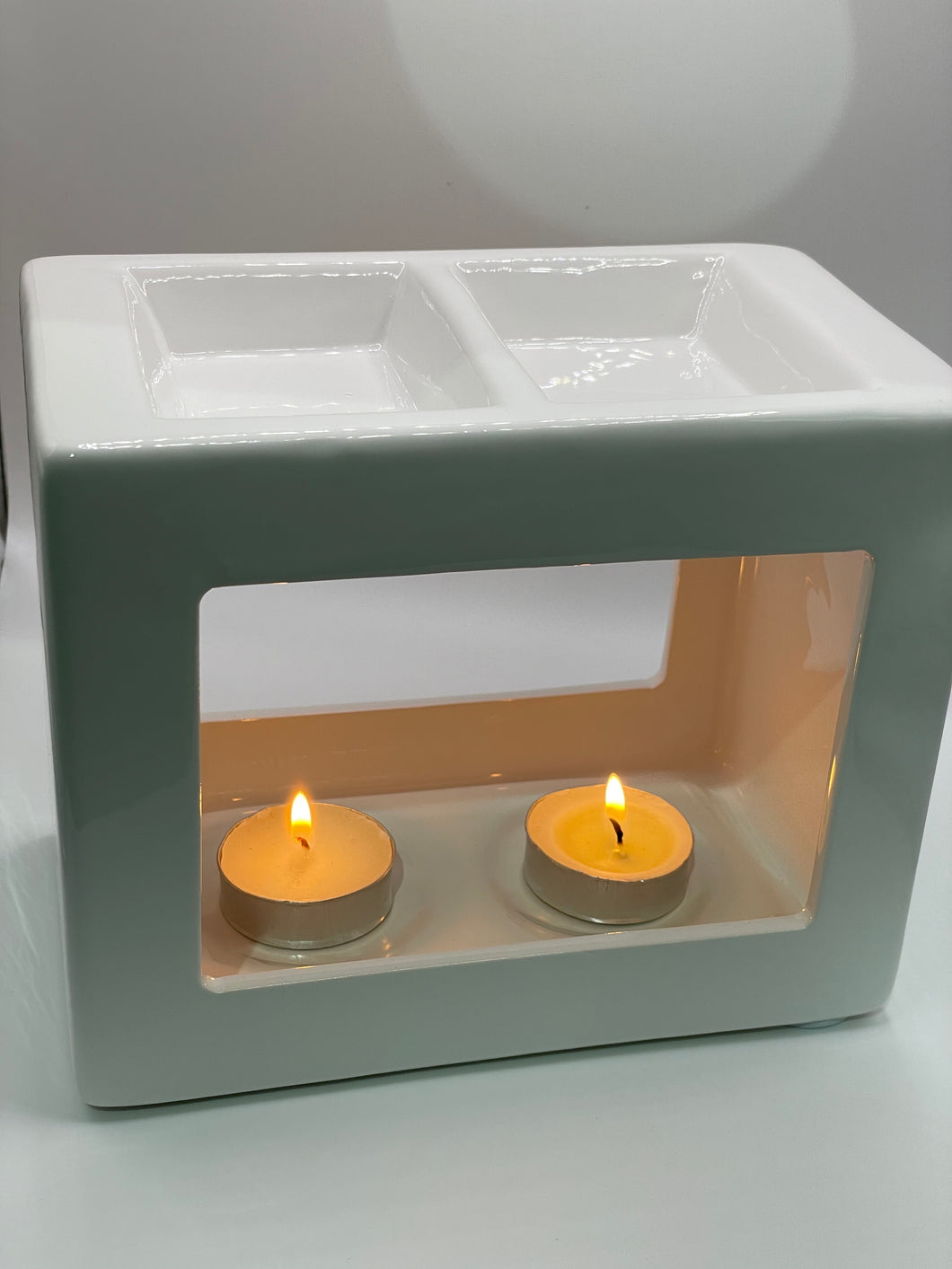 Double Cubic Wax Melt Burner